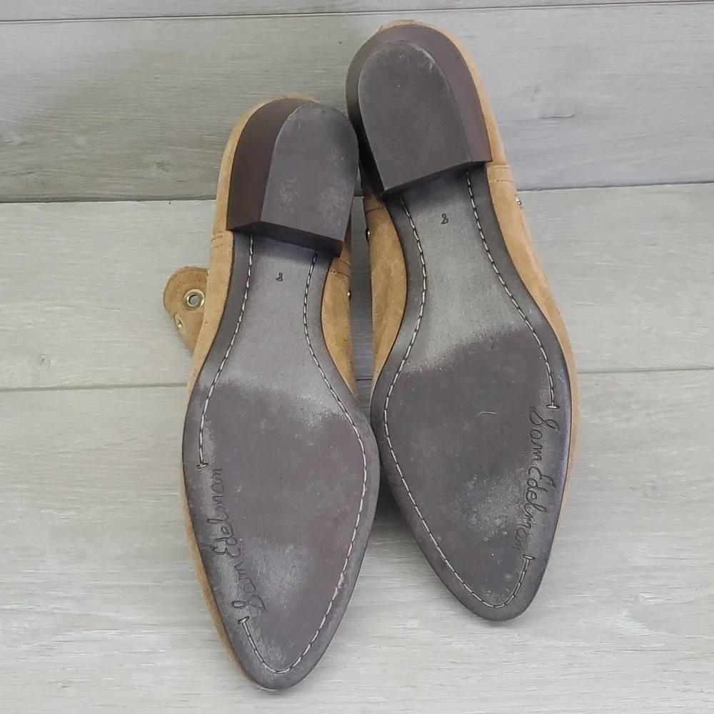 Sam Edelman Womens Rubin Grommet  Ankle Booties Western Boho shoes sz 8M